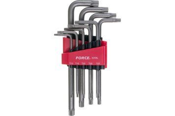 Набір кутових ключів TORX Т10-Т50 9 од. довгих FORCE 5098L F 5098L F фото