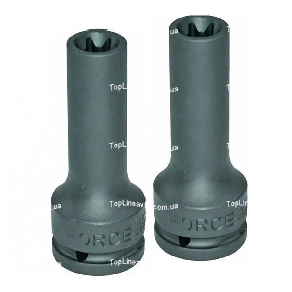 Головка Е-профіль (Torx) ударна, глибока Е22, 3/4" FORCE 46611022 F 46611022 F фото